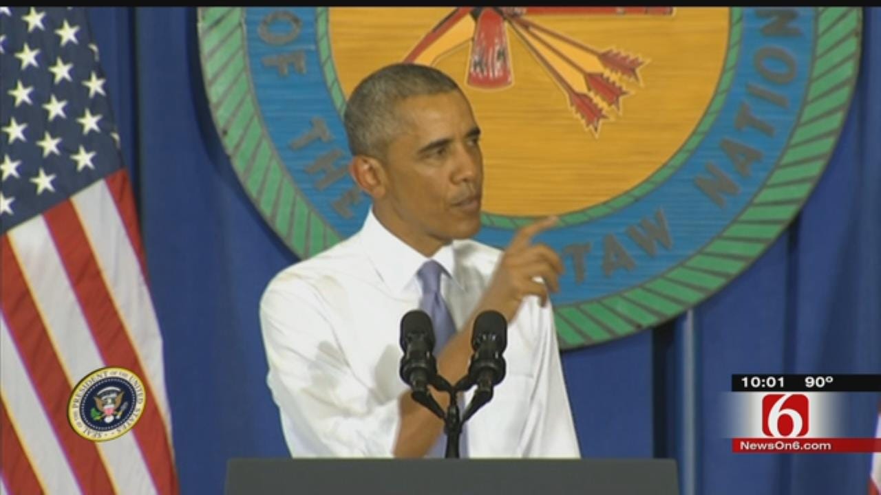 President Speaks In Durant; Lays Out Plan To Expand High-Speed Internet