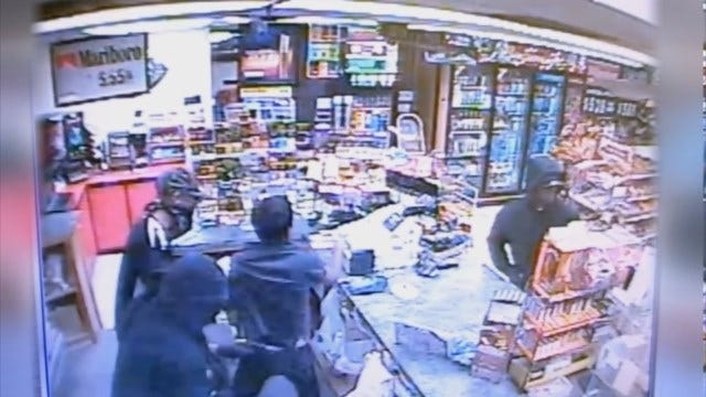 WEB EXTRA: Armed Robbery Of NW OKC Store