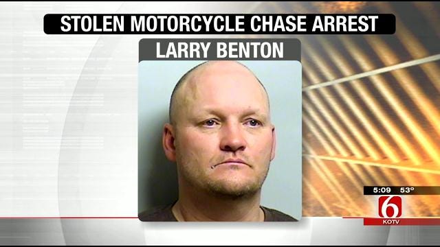Tulsa Police: Stolen Motorcycle Chase Ends With Arrest