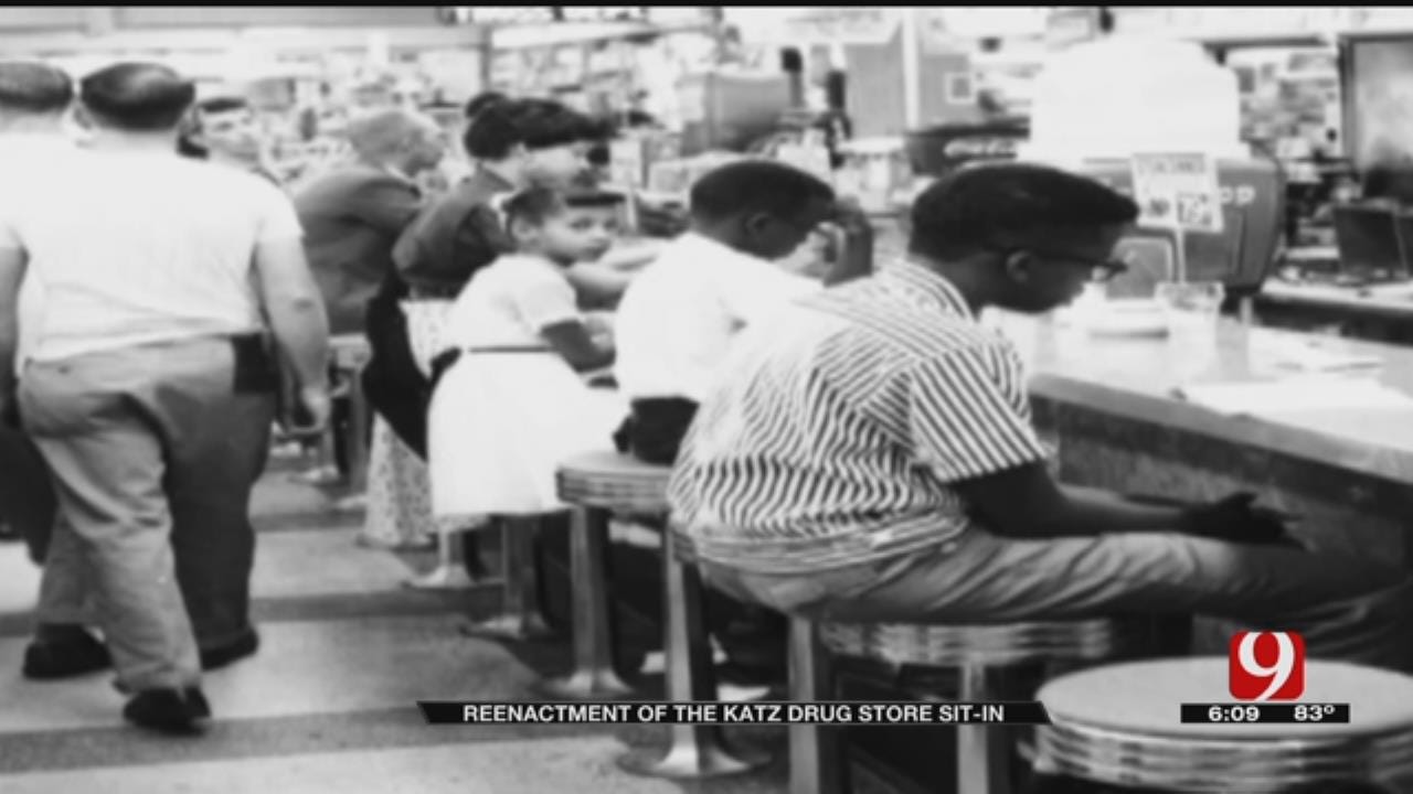 Reenactments Of The Katz Drug Store Sit-In In Honor Of 60th Anniversary