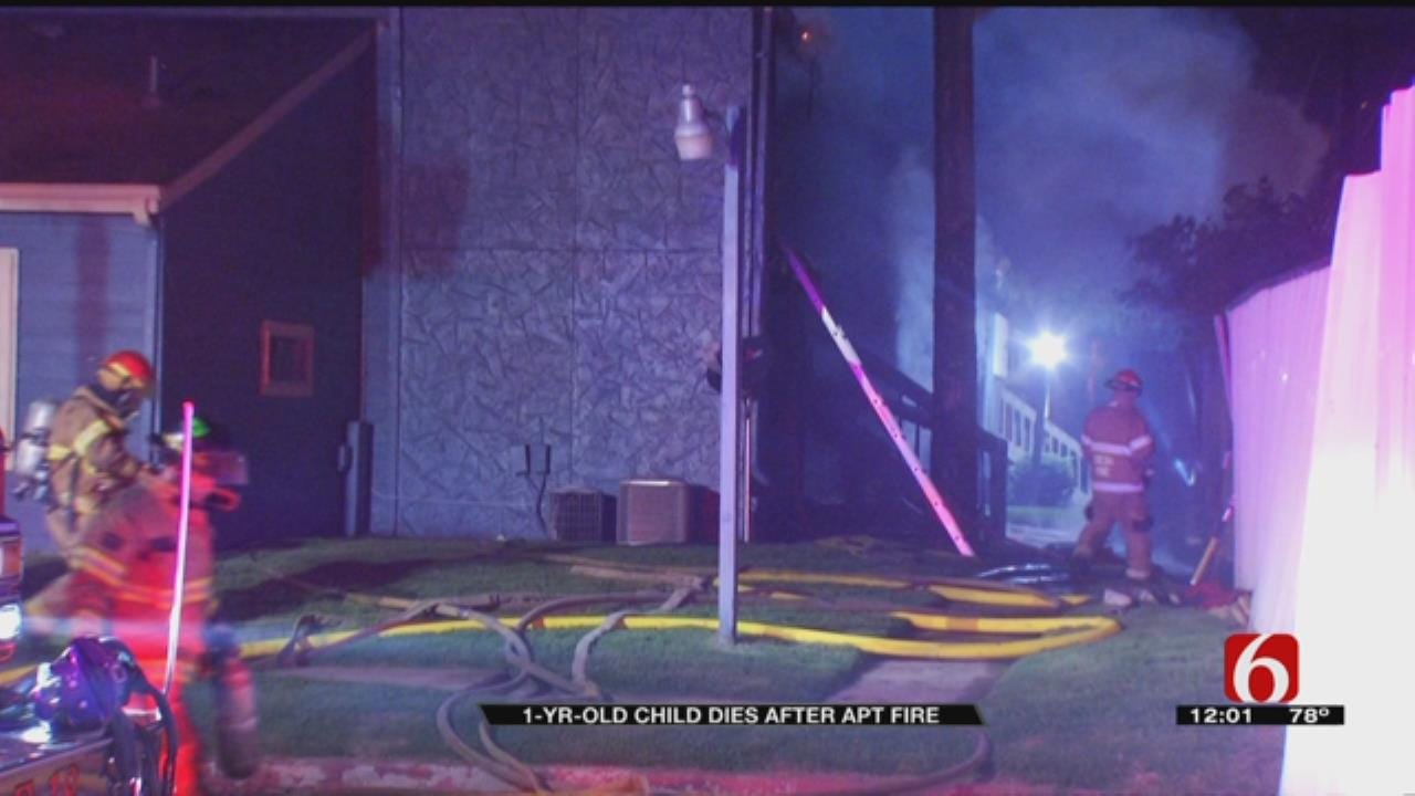 1-Year-Old Child Dies After Tulsa Apartment Fire