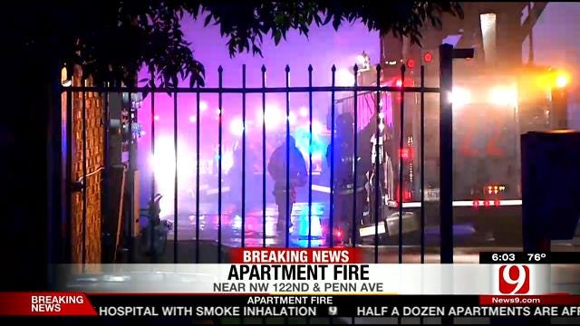 Two Injured In NW OKC Apartment Fire