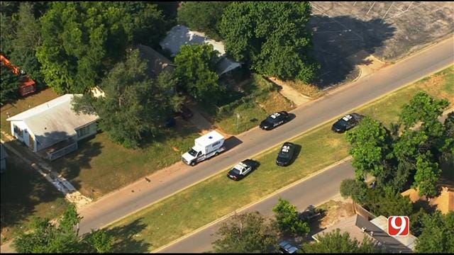 WEB EXTRA: SkyNews 9 Flies Over Reported Shooting In SW OKC