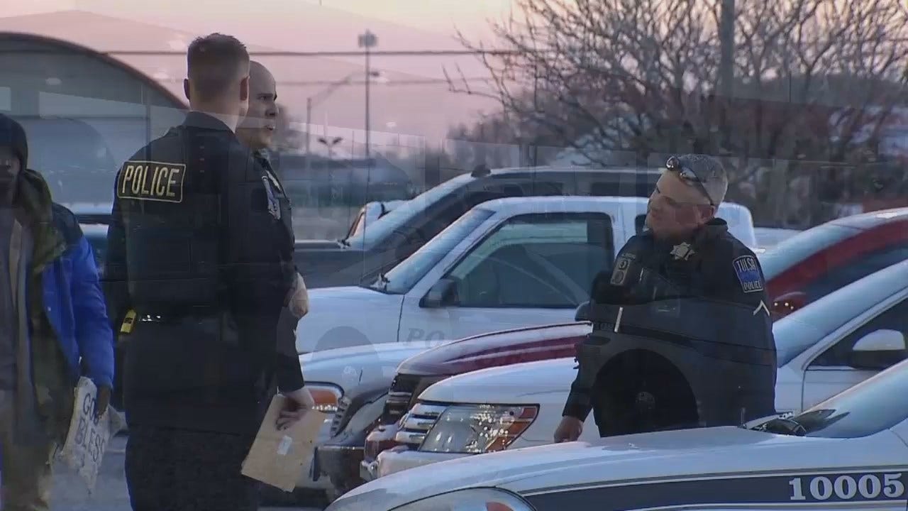 WEB EXTRA: Video From Scene Of Tulsa Flying J Truck Stop Armed Robbery