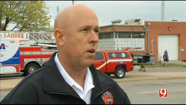 WEB EXTRA: OKC Fire Spokesperson Benny Fulkerson Speaks About Balcony Collapse