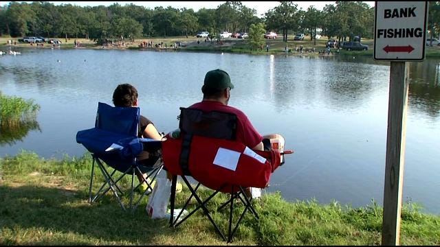 Claremore Families Kick Off Independence Day With Kids' Fishing Derby
