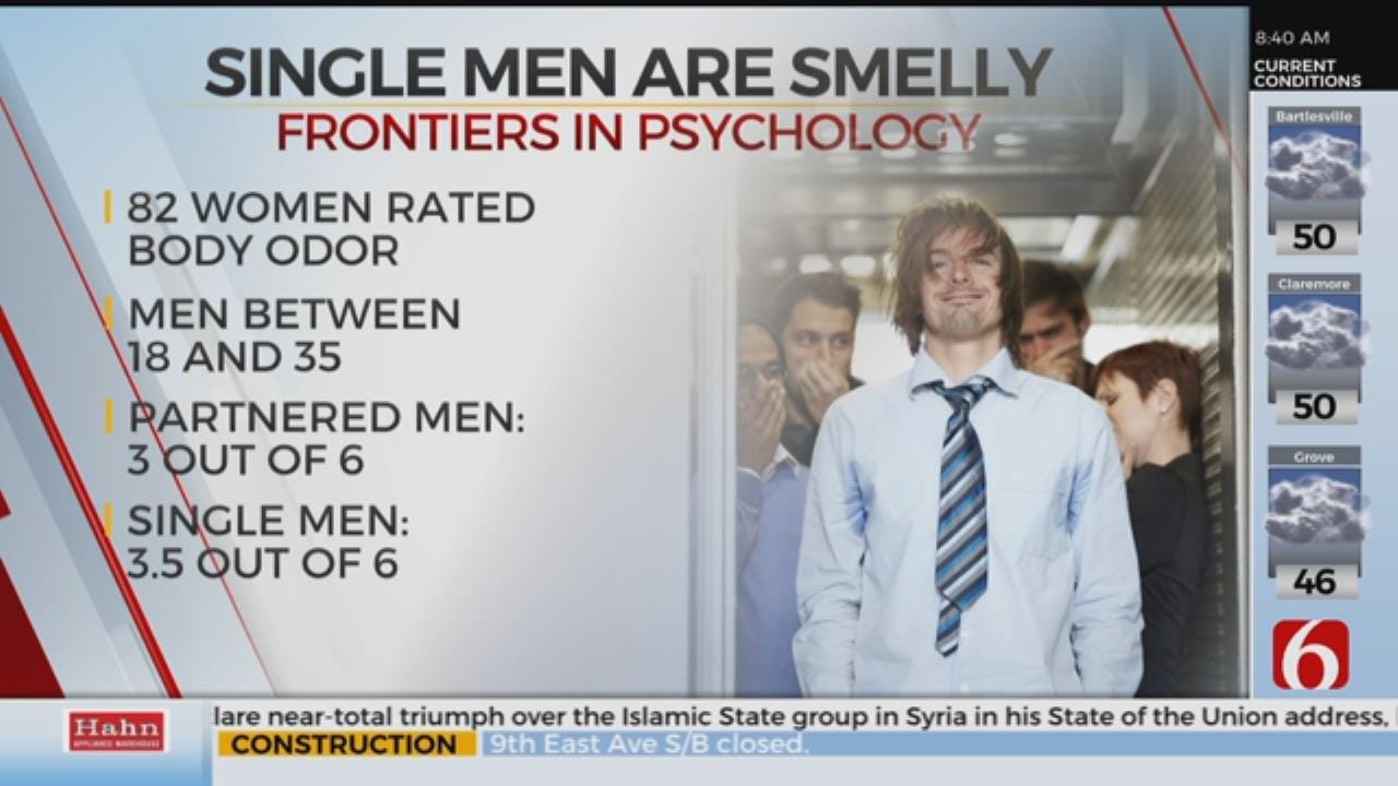Single Men Are Stinkier, Study Says