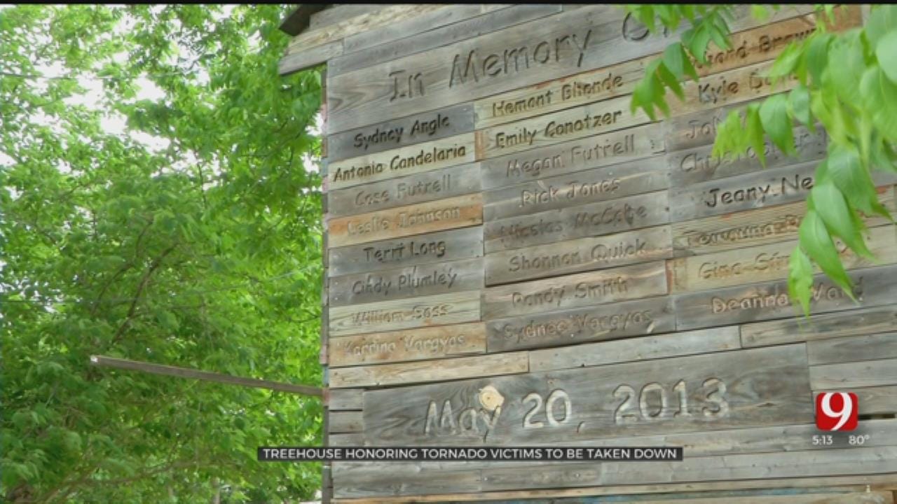 Treehouse Honoring Moore Tornado Victims To Be Taken Down