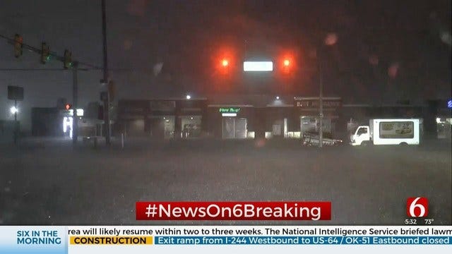 WATCH: Flash Flooding Impacts Tuesday Morning Tulsa Commute