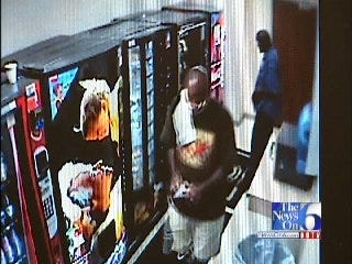 WEB EXTRA: Watch Surveillance Video Of Two Men Burglarizing Vending Machines