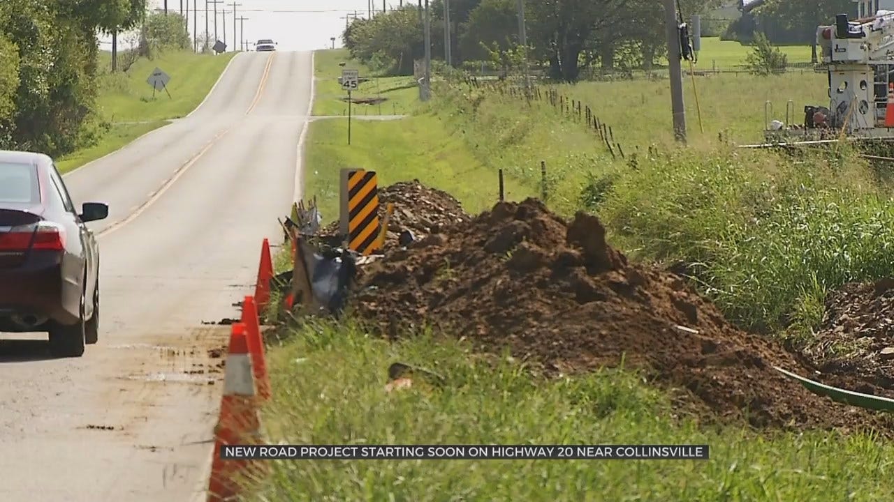 Road Widening Project Starts In Collinsville