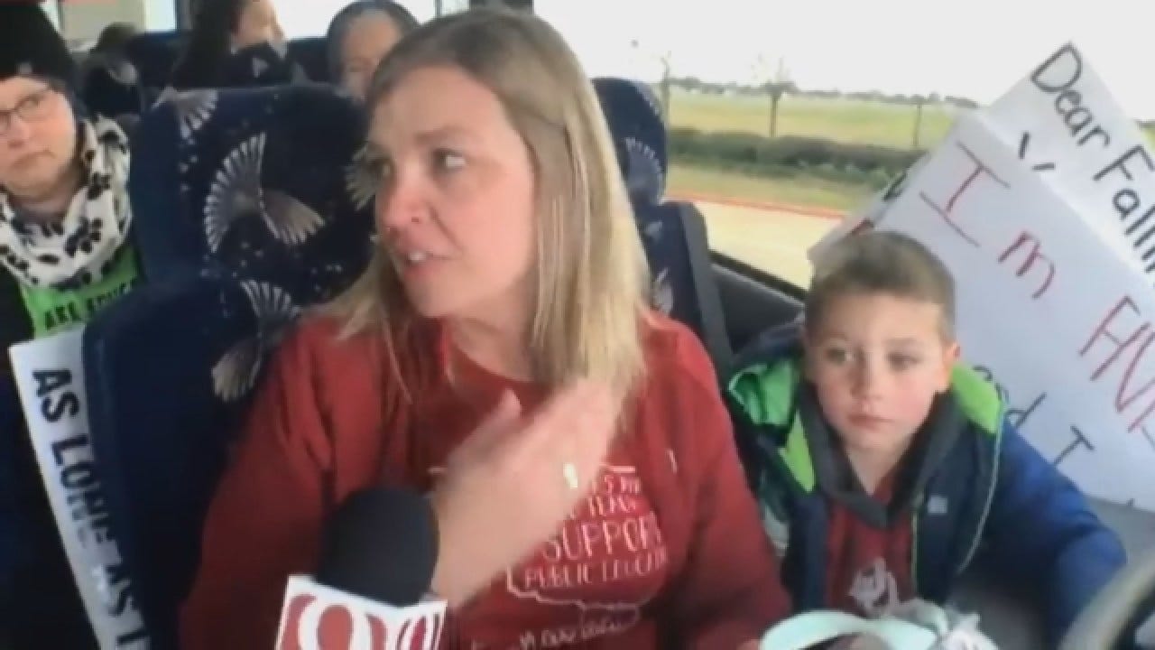 Emotions Run High On Bus Ride To State Capitol