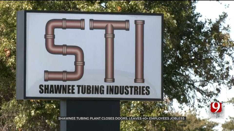 Shawnee Tubing Plant Closes Abruptly, Dozens Of Employees Without A Job