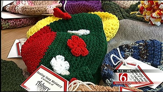 Asbury Methodist Group Knits, Crochets Healing Hats