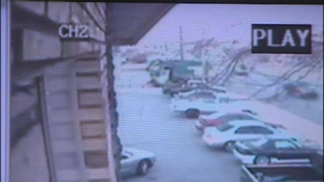 WEB EXTRA: Surveillance Footage From Complex Near Fatal Accident