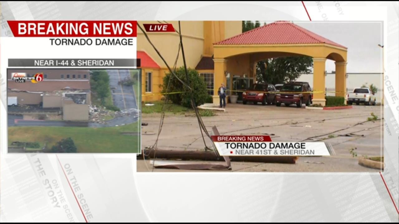 La Quinta Inn Suffers Roof Damage After Hard Hitting Storms