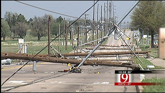 Weekend Storm Causes Wind Damage, Power Outages In Ponca City