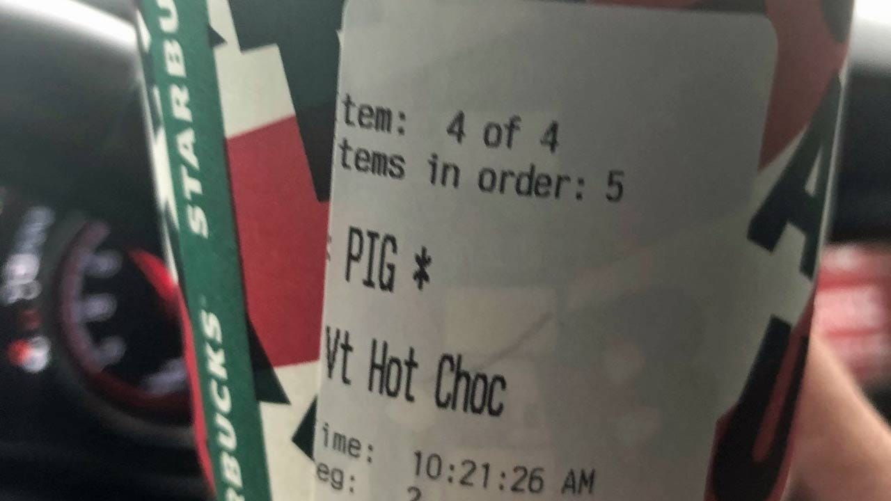 WATCH: Starbucks Cups Labeled *PIG* Sold To Oklahoma Officer, Police Chief Says