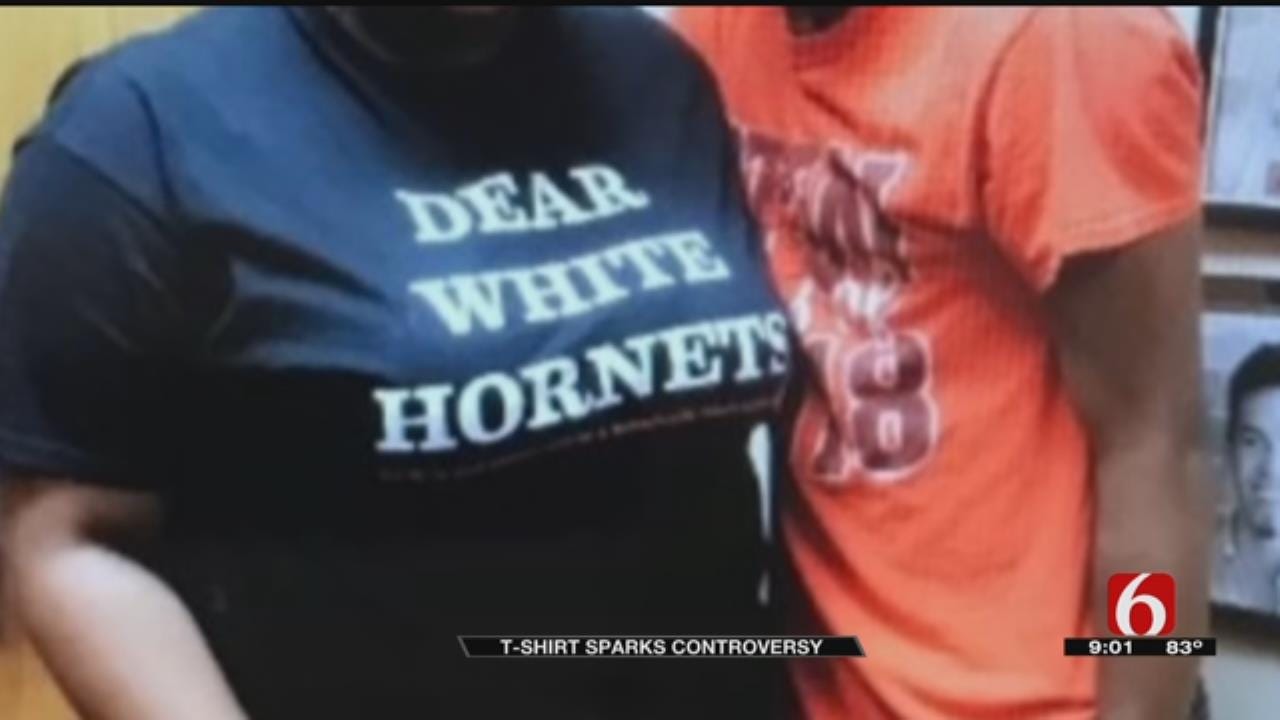 Booker T. Principal: 'Dear White Hornets' T-Shirt Divisive