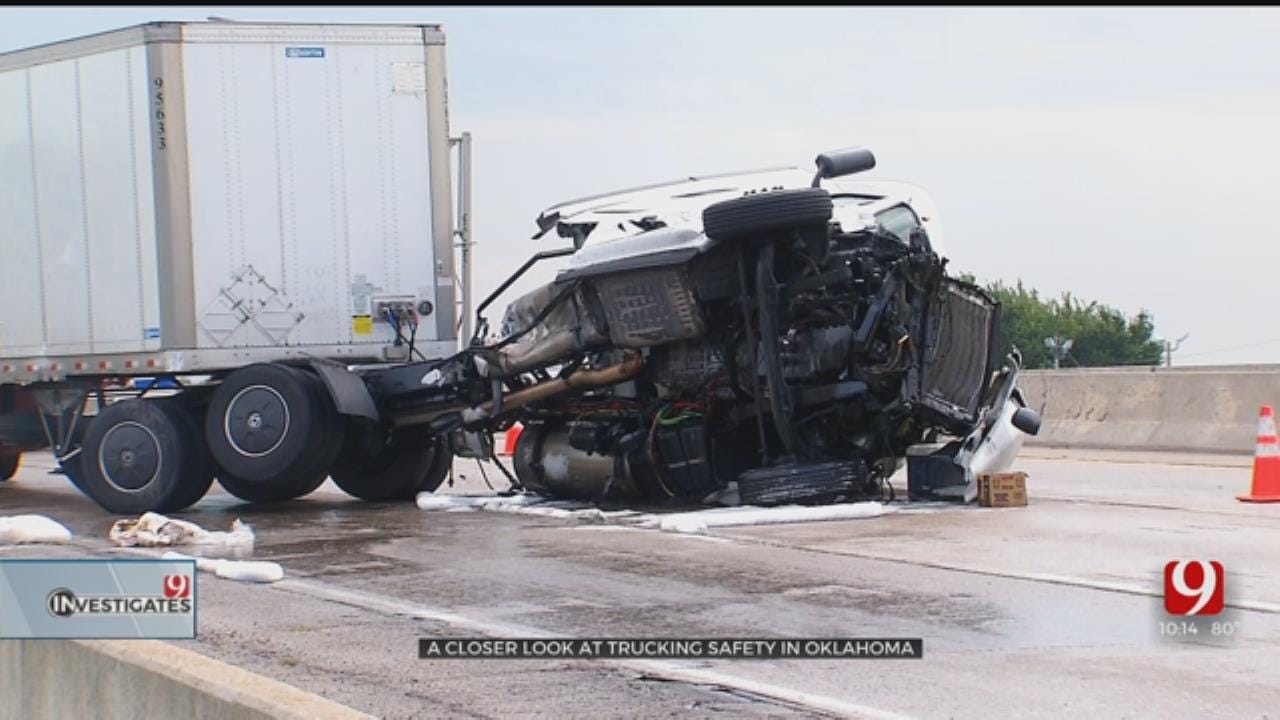 9 Investigates: A Closer Look At Trucking Safety In Okahoma