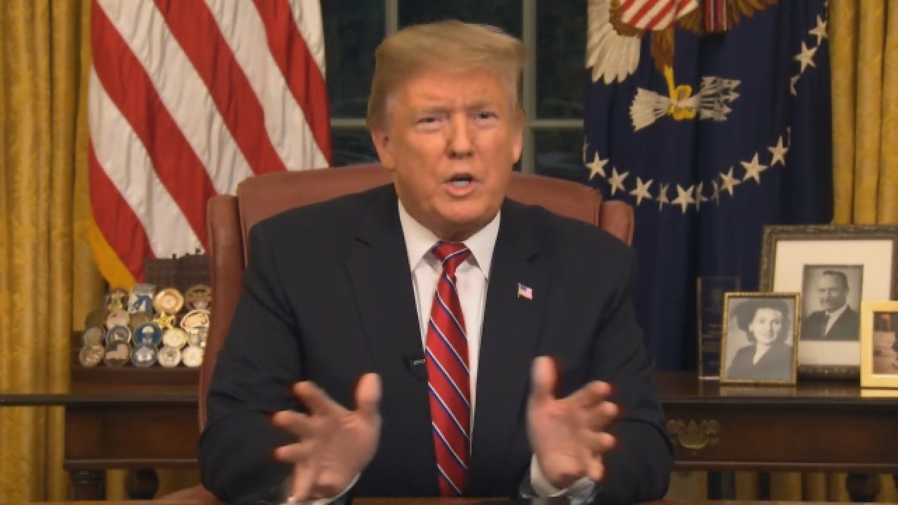 President Trump: There Is A Growing Humanitarian And Security Crisis At Border