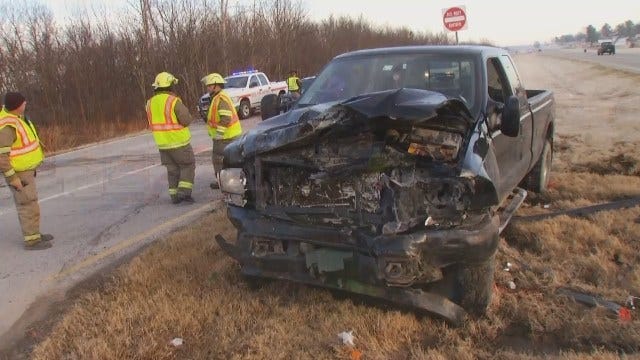 WEB EXTRA: Video From Scene Of Fatal Rogers County Crash
