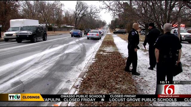 Tulsa Police Reveal Most Common Mistakes Drivers Make On Slick Streets