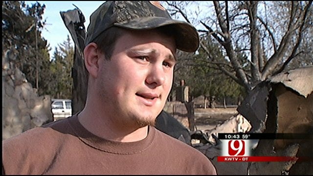 Retired Marine Loses Prized Possessions In Harrah Wildfire