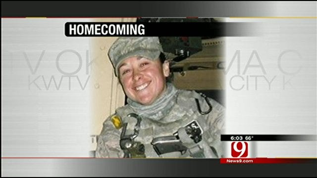 Oklahoman Airman Blogger Welcomed Home By Friends, Family