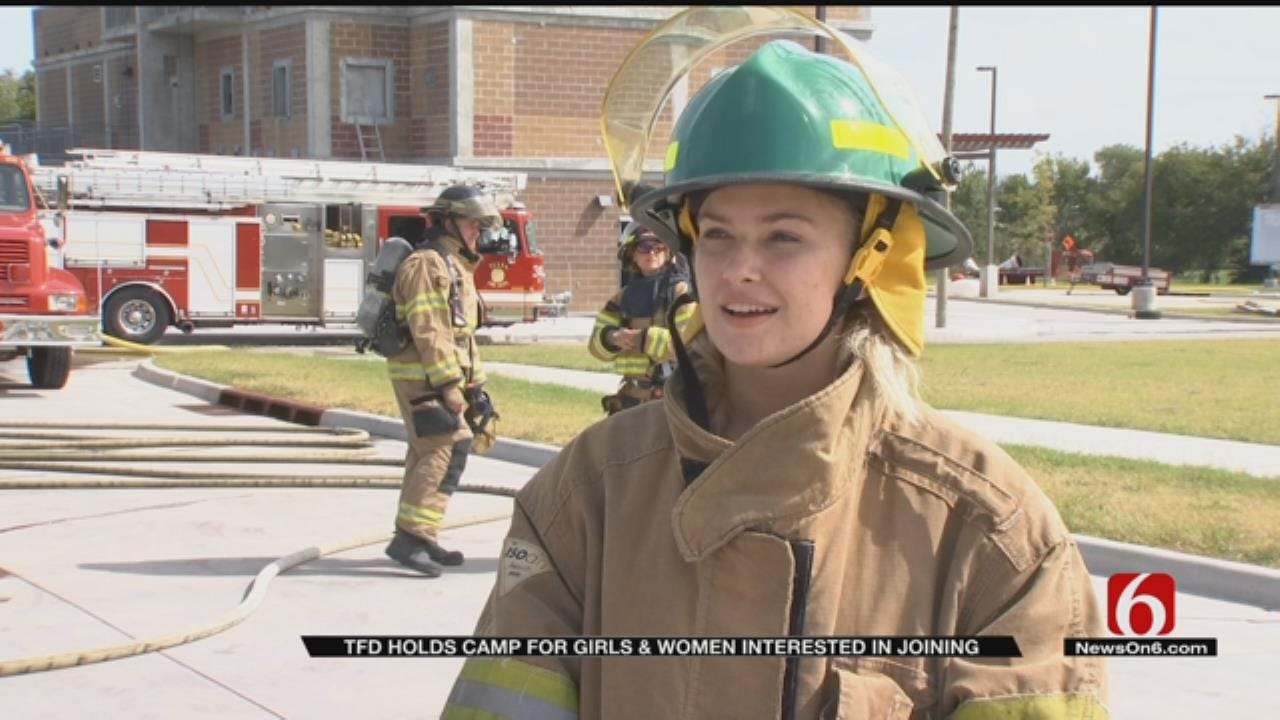 Tulsa Fire Fighters Host Camp For Girls Interested In Field