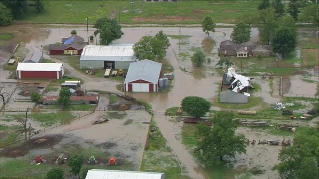 Osage SkyNews 6 HD: Flooding In Okmulgee County