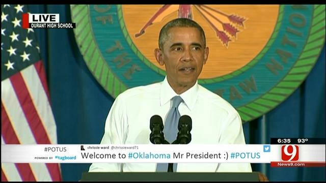 President Obama Speaks In Durant, Part III