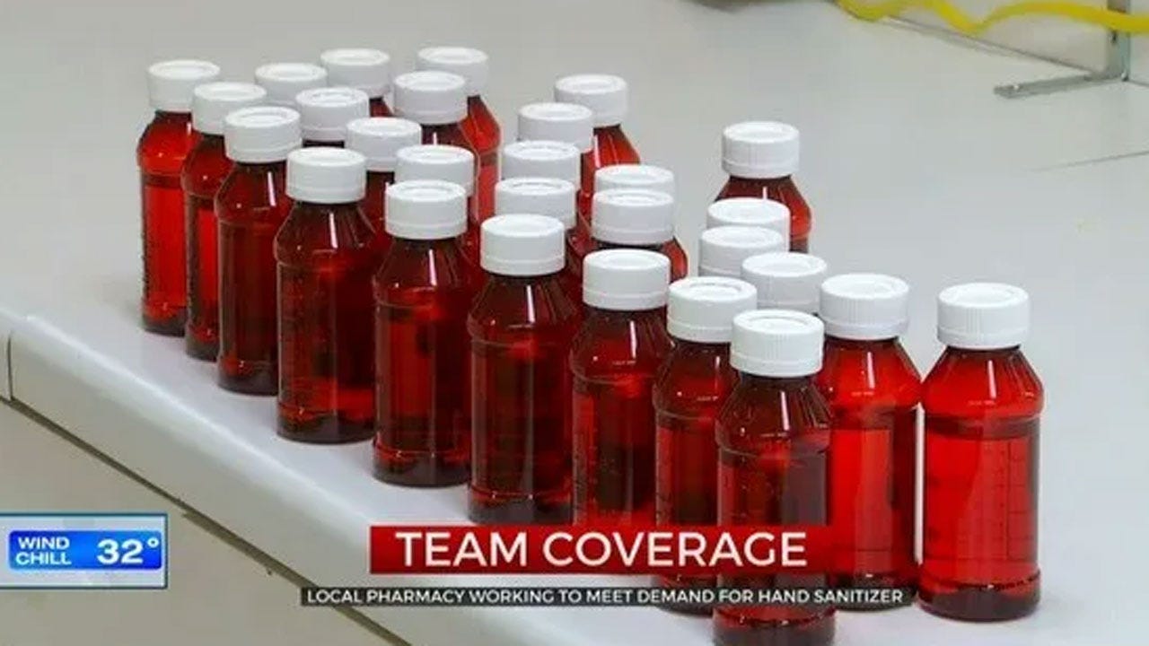 Local Pharmacy Makes Own Hand Sanitizer With FDA Approval