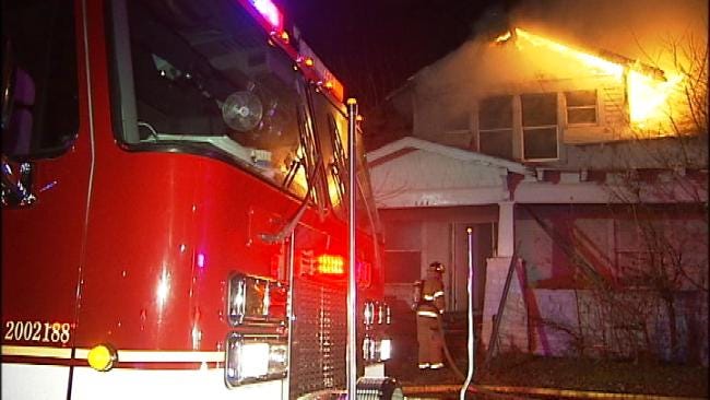 WEB EXTRA: Scenes From Rapidly Spreading Tulsa House Fire