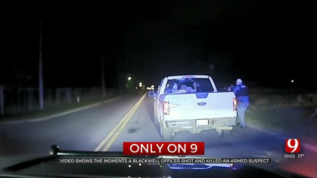 Dashcam Video Captures Blackwell Officer Unloading ‘60 Rounds,’ Killing Suspect