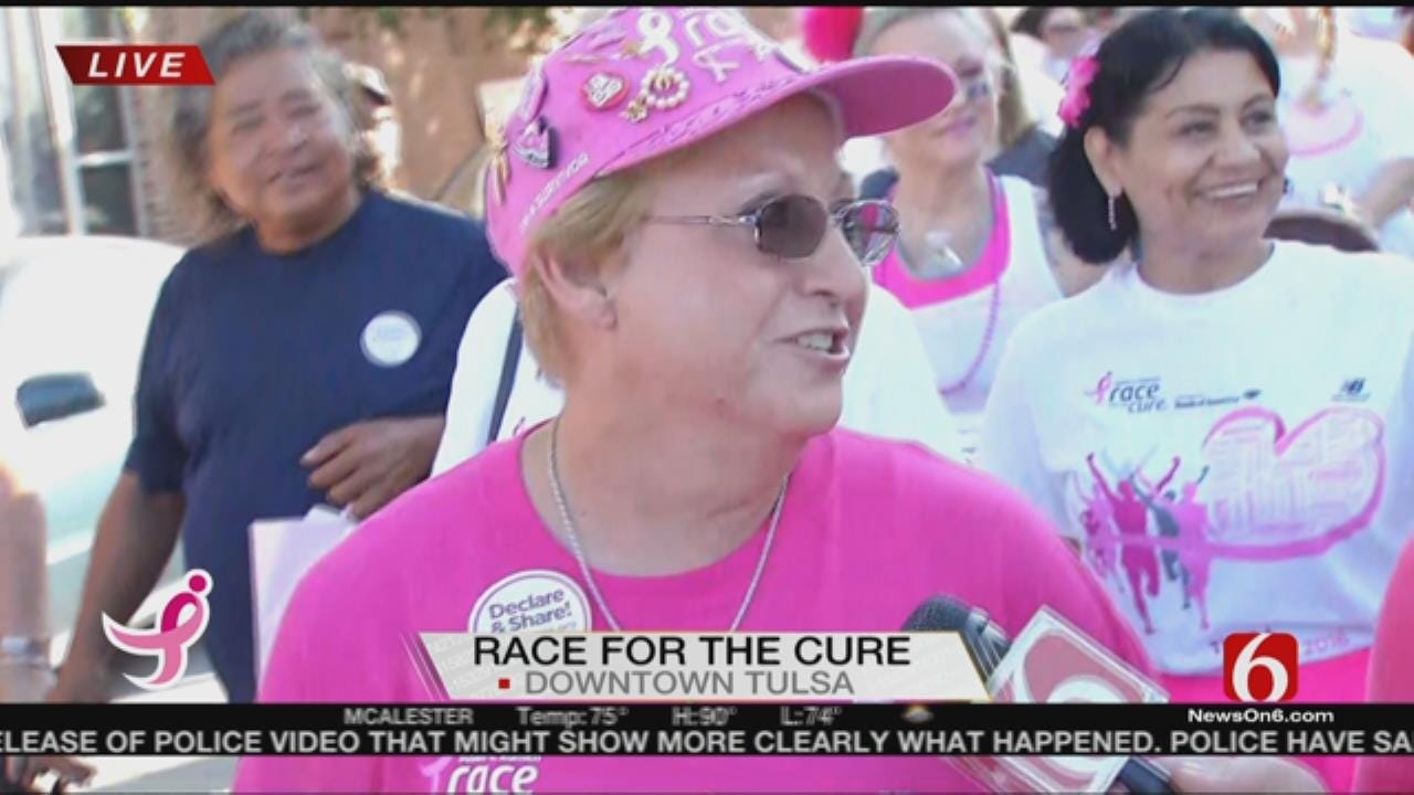 Survivors Celebrate Being Breast Cancer-Free At Race For The Cure