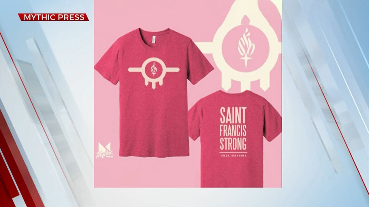 Tulsa Crime Stoppers, Mythic Press Sell T-Shirts For Saint Francis Strong Fundraiser