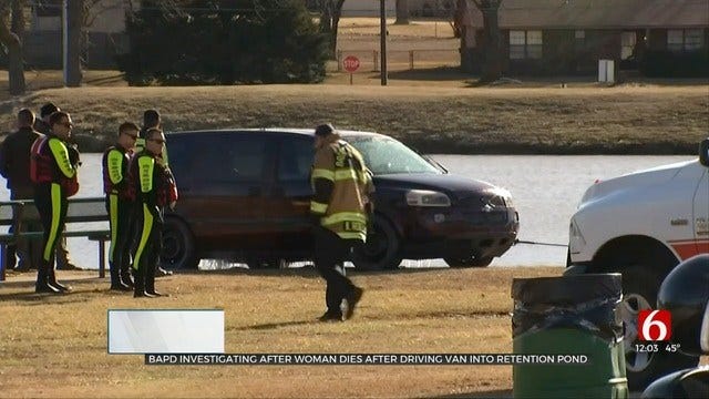 Woman Pulled From Broken Arrow Detention Pond Dies