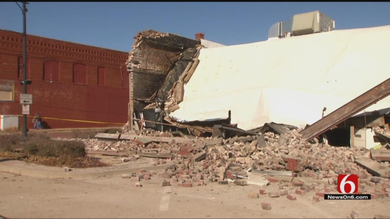 Car Plows Into Collinsville Cafe, Roof Collapses