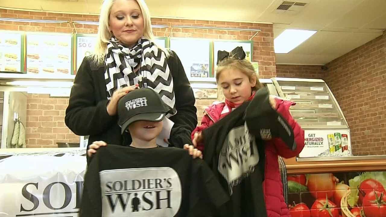 Soldier's Wish Helps Military Family After Sand Springs Home Burns