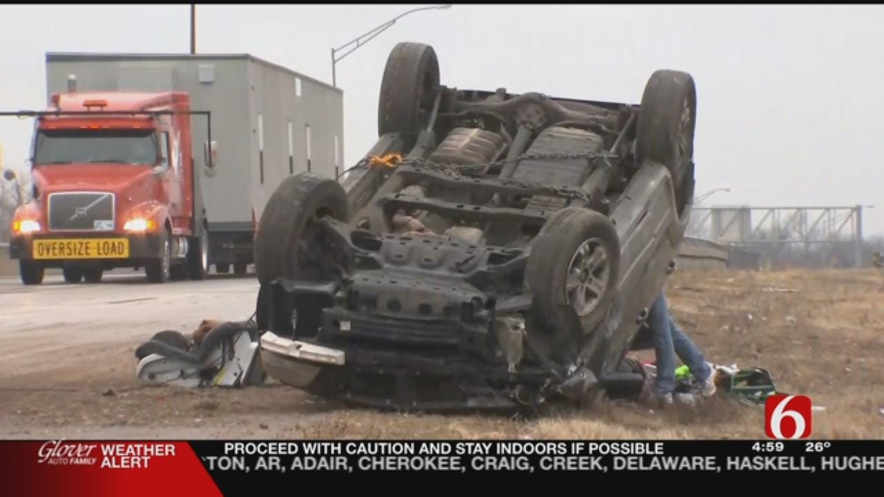 One Injured In 3-Vehicle Crash On 75 & Peoria