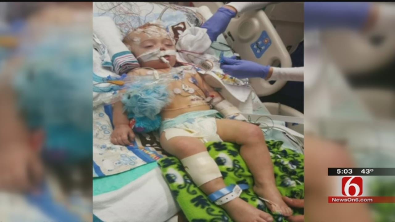 Muskogee Shaken Baby Out Of Hospital Following Brain Surgery, Father Says