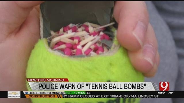 Police Warn Dog Owners Of Firework Tennis Ball Bombs