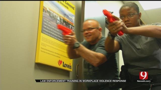 Law Enforcement Train In Workplace Violence Response