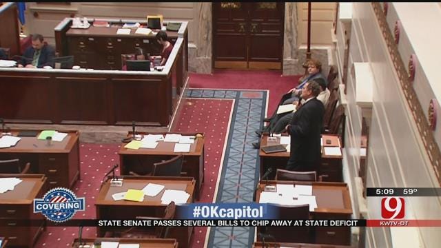 OK Senate Passes Several Bills To Chip Away At Budget Deficit