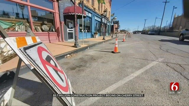 Cherry Street Construction Means Limited Access For Tulsa Shoppers