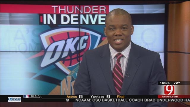 Thunder Dominate Nuggets In Denver