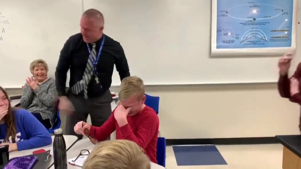 WATCH: Emotional Moment As Colorblind Student Sees Color For First Time