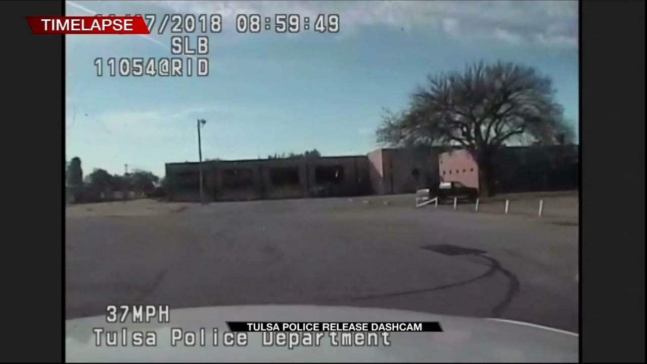 Tulsa Police Chase Winds Through School Parking Lot