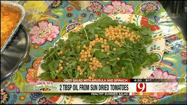 Orzo Salad w/Arugula and Spinach